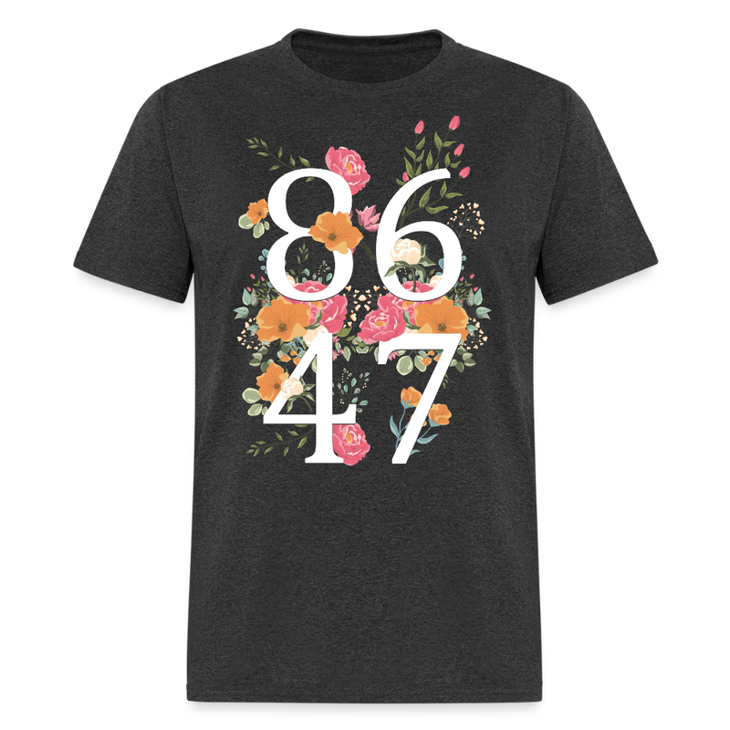 Retro Democrat 8647 Anti Trump T Shirt - heather black