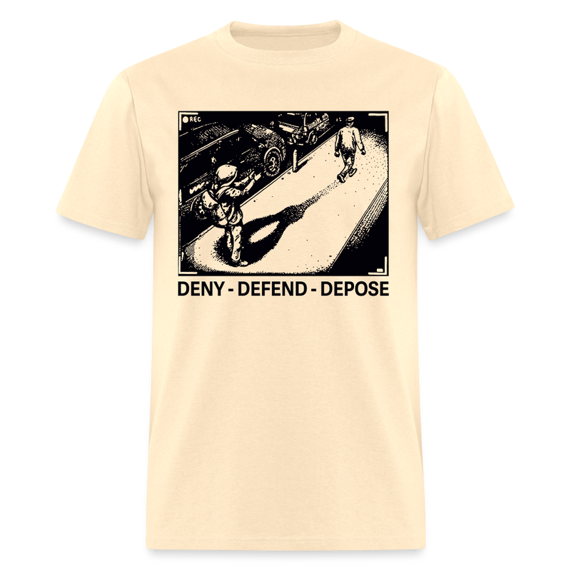 Deny Defend Depose T Shirt - 3 - natural