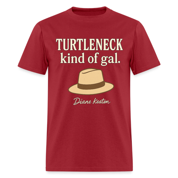 Diane Keaton T Shirt - 18 - dark red