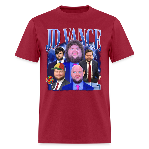 JD Vance Meme T Shirt - dark red