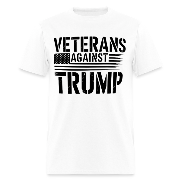 Veterans Againts Trump T Shirt - 7 - white