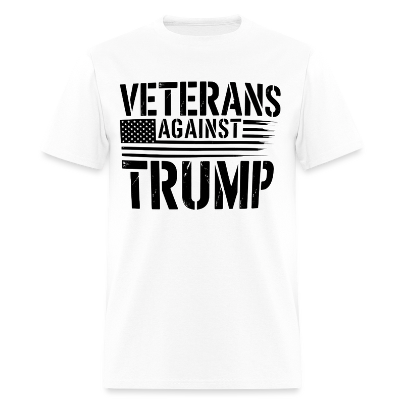 Veterans Againts Trump T Shirt - 7 - white