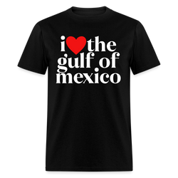I Love The Gulf Of Mexico T Shirt - 2 - black