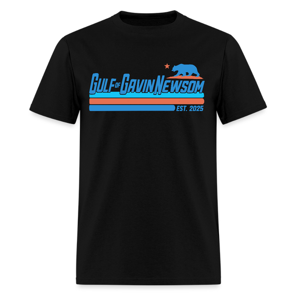 Gulf Of Gavin Newsom Est. 2025 T Shirt - black