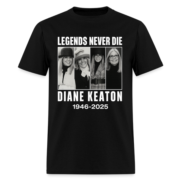 Diane Keaton T Shirt - 10 - black