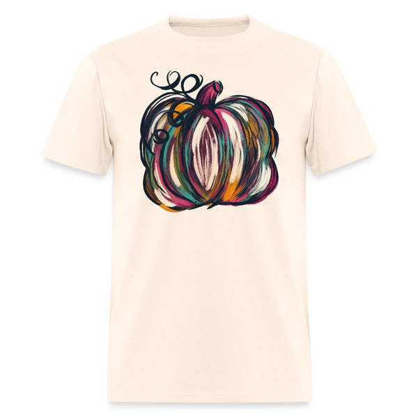 Watercolor Pumpkin T Shirt - natural