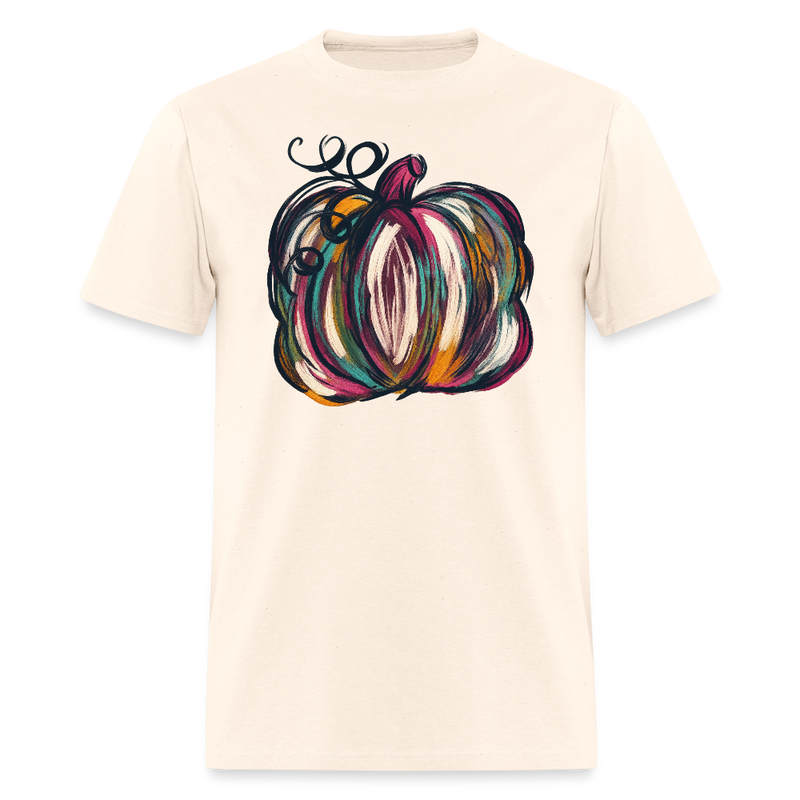 Watercolor Pumpkin T Shirt - natural