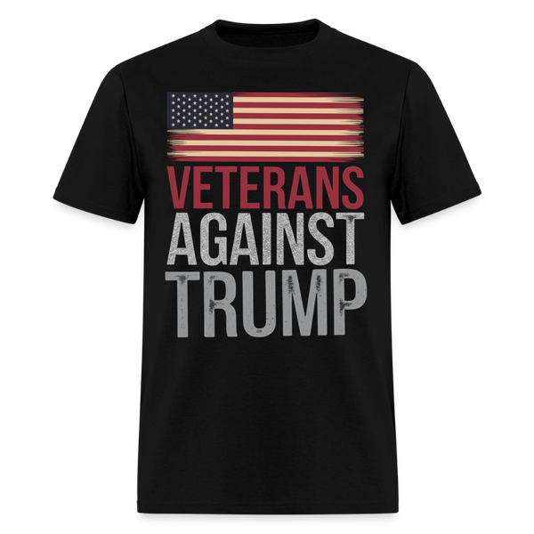 Veterans Againts Trump T Shirt - 18 - black
