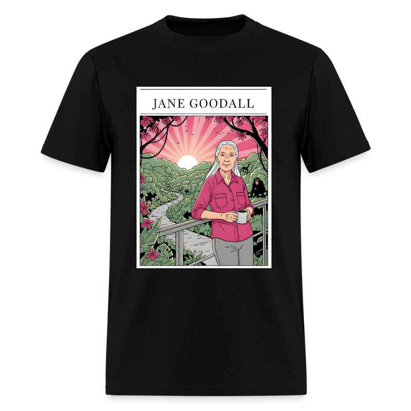 RIP Jane Goodall T Shirt - 4 - black