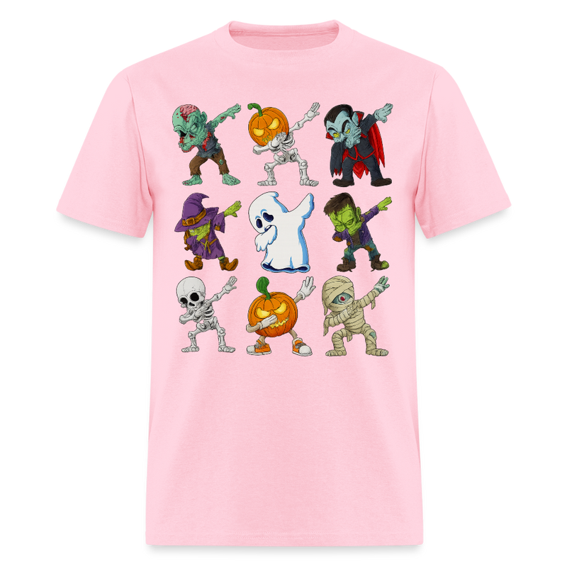 Dabbing Halloween Boys Halloween T Shirt - pink
