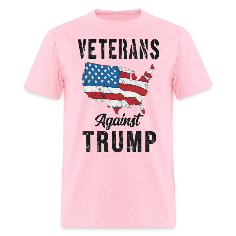 Veterans Againts Trump T Shirt - 19 - pink
