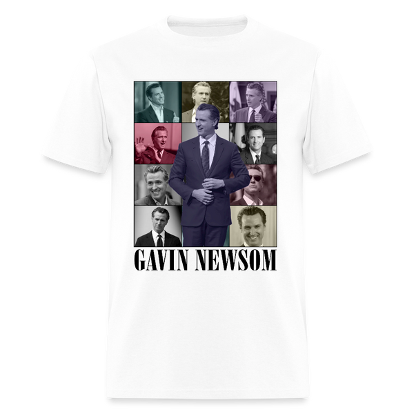 Gavin Newsom Eras Tour T Shirt - white