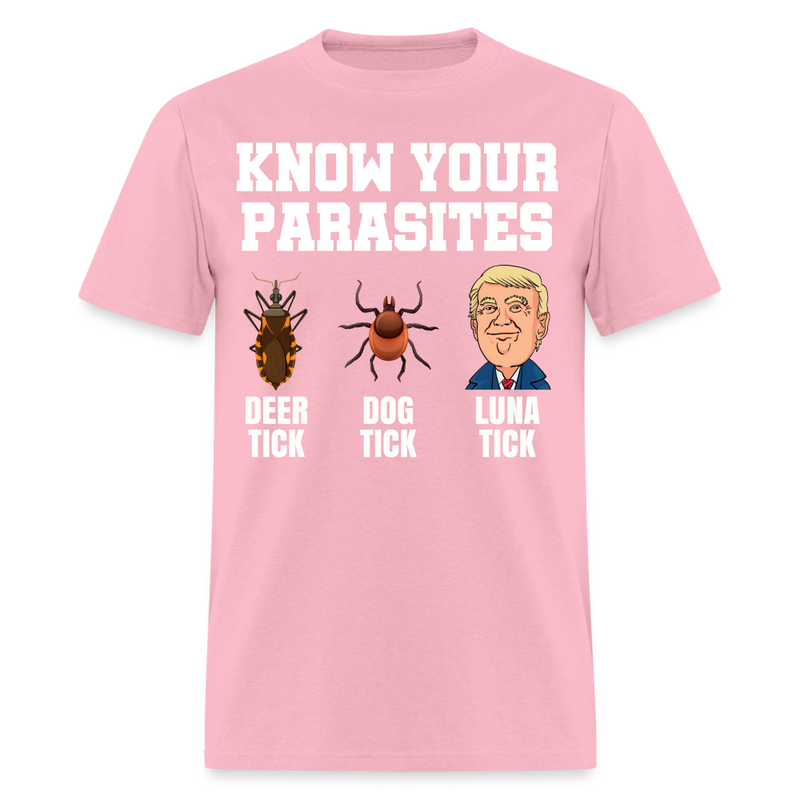 Know Your Parasites T Shirt - pink
