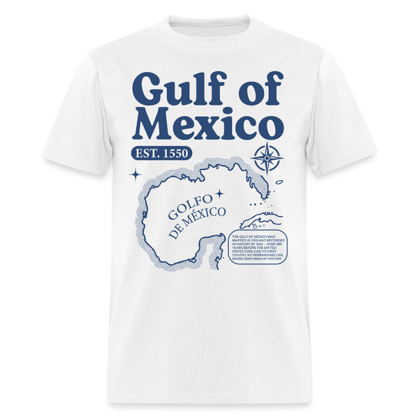 Gulf of Mexico Est. 1550 T Shirt - 3 - white