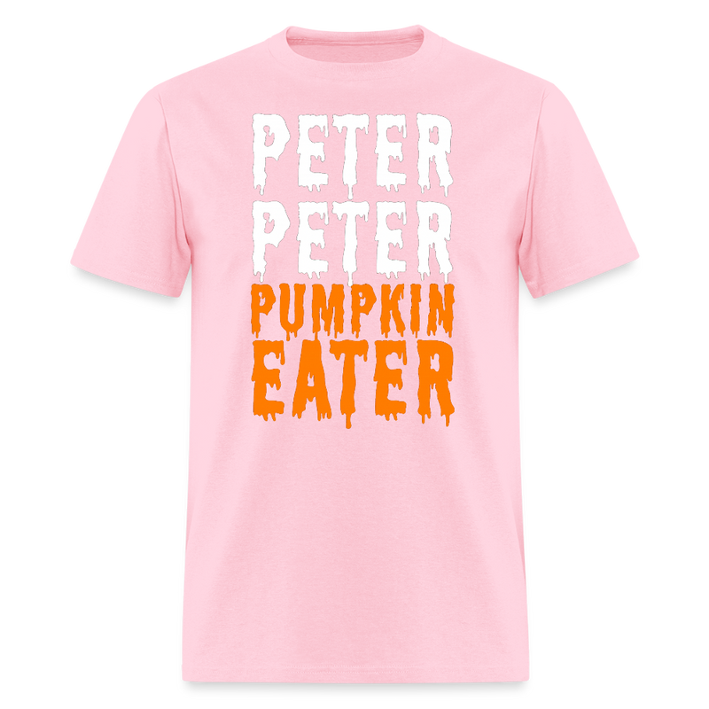 Peter Peter Pumpkin Eater Halloween T Shirt - pink