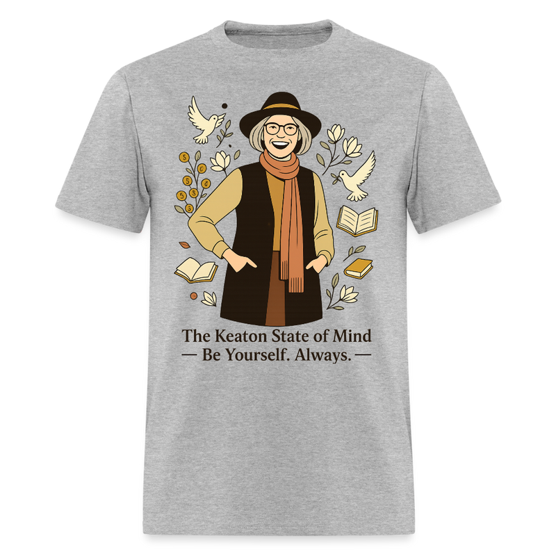 Diane Keaton T Shirt - 14 - heather gray