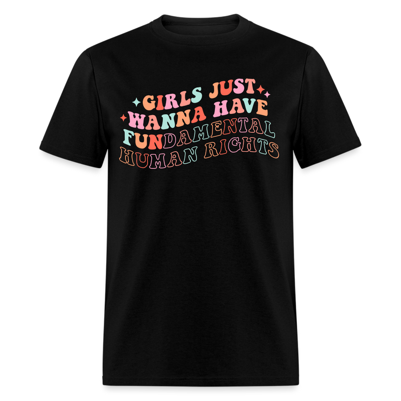 Fundamental Human Rights T Shirt - black