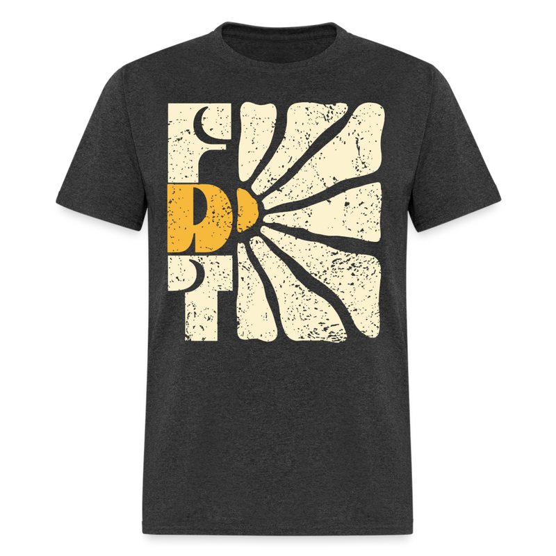 Subtle F Trump Flower T Shirt - 2 - heather black