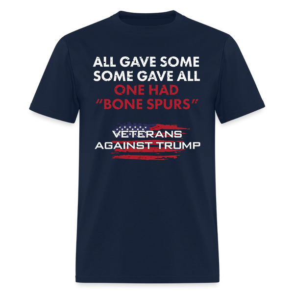 All Gave Some Veterans Against Trump T Shirt - navy