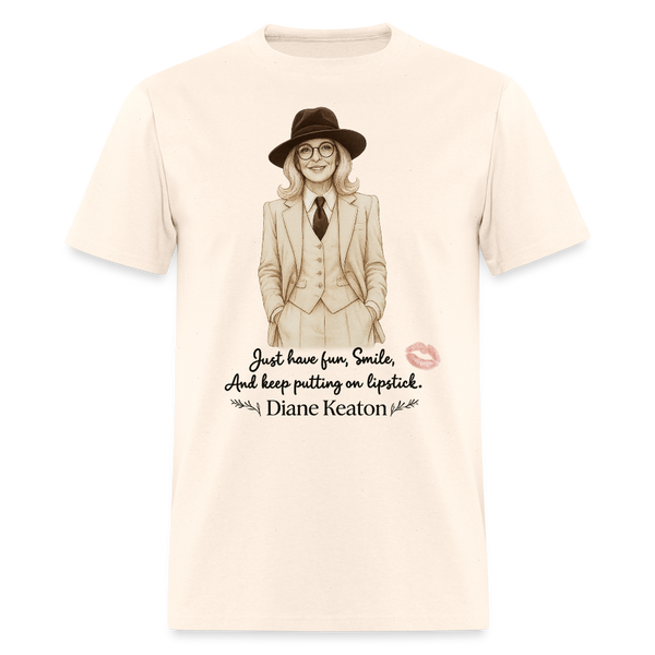 Diane Keaton T Shirt - 2 - natural