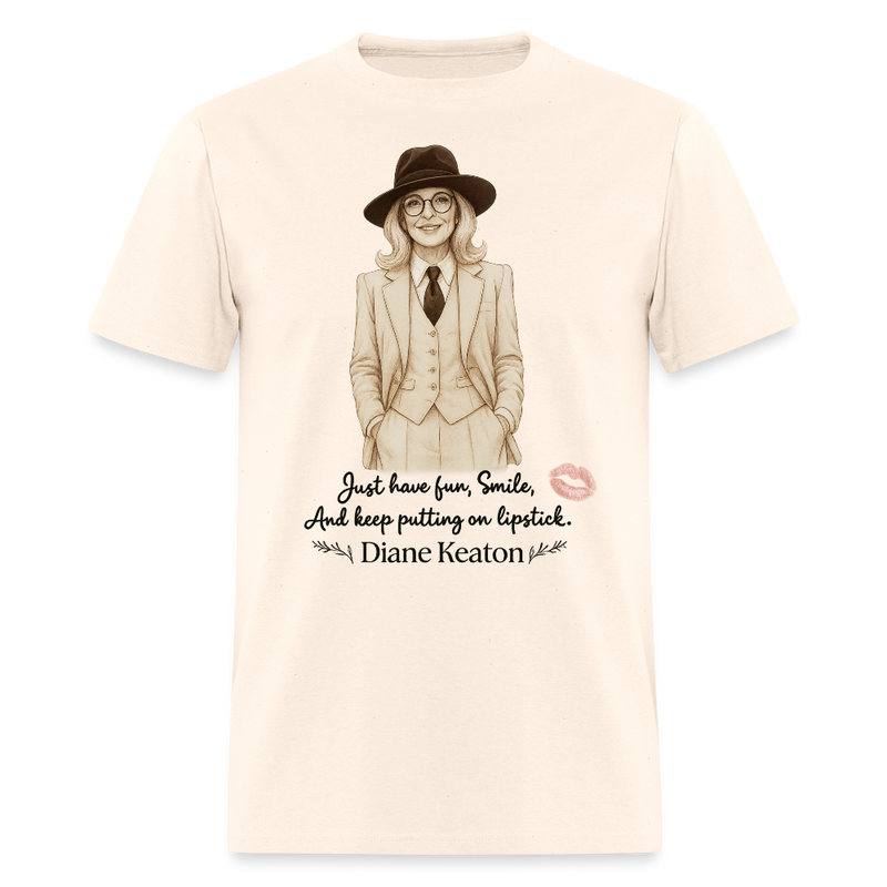 Diane Keaton T Shirt - 2 - natural