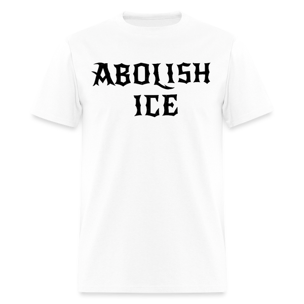 Abolish ICE T Shirt - 2 - white