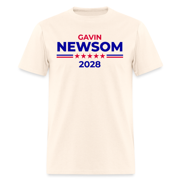 Gavin Newsom 2028 T Shirt - natural
