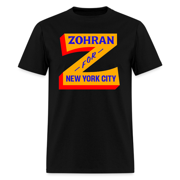 Zohran For New York City T Shirt - 2 - black