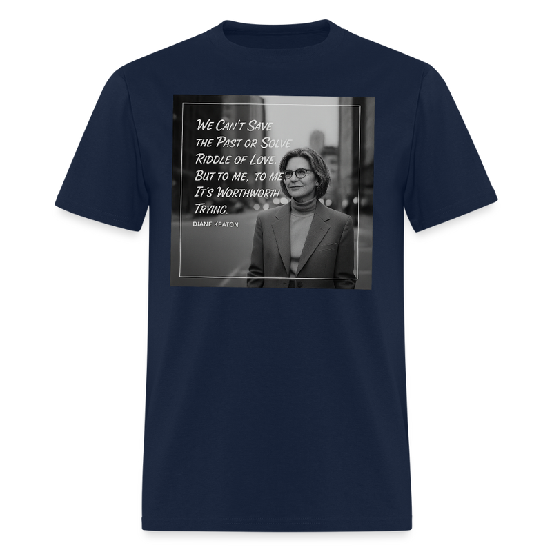 Diane Keaton T Shirt - 15 - navy