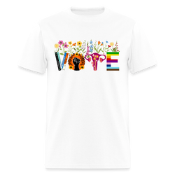 Vote As If – Pro Choice, Equality, Voter T Shirt - white