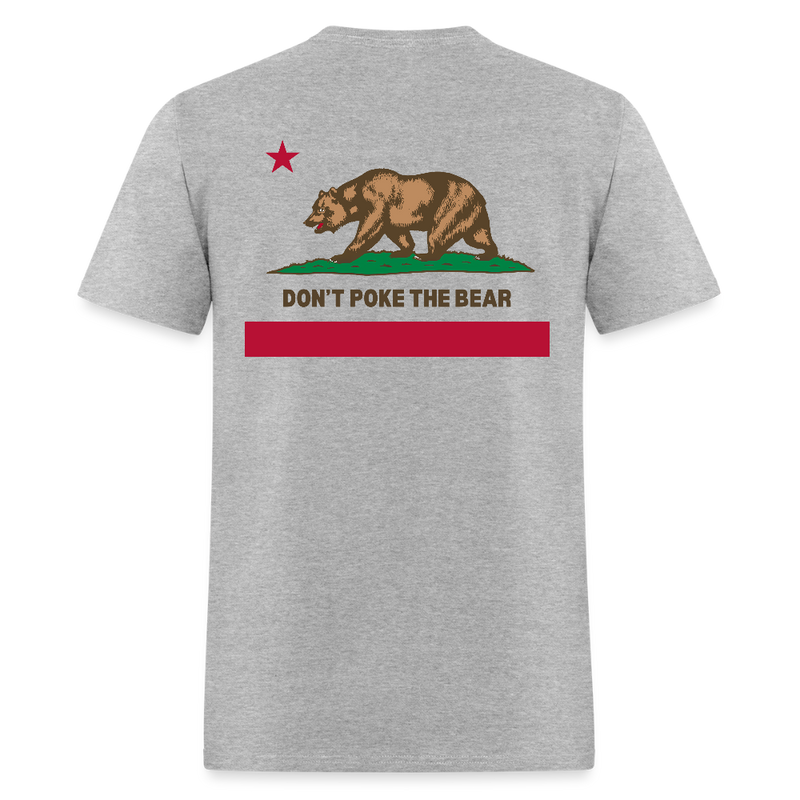 Don't Poke the Bear T Shirt - heather gray