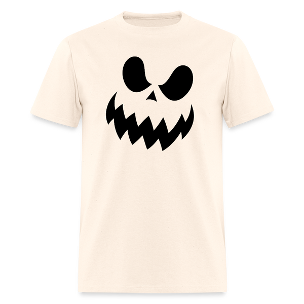 Pumpkin Faces Halloween T Shirt - 5 - natural