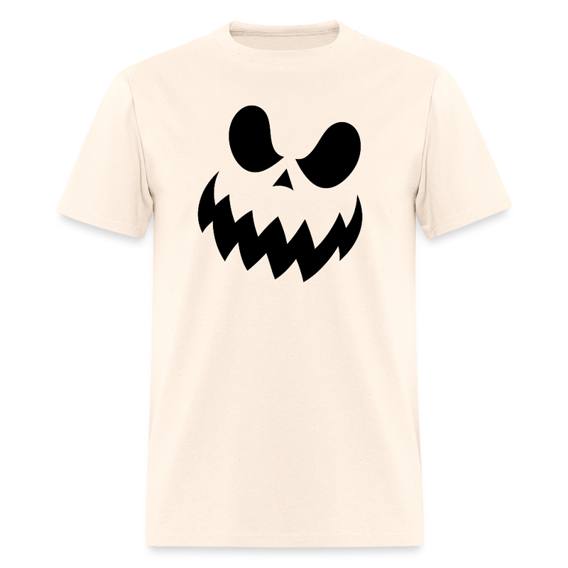 Pumpkin Faces Halloween T Shirt - 5 - natural