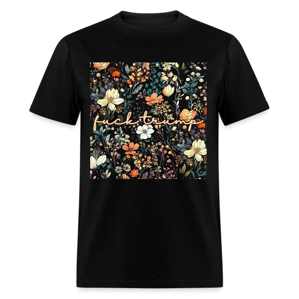 Subtle Anti F Trump T Shirt - black