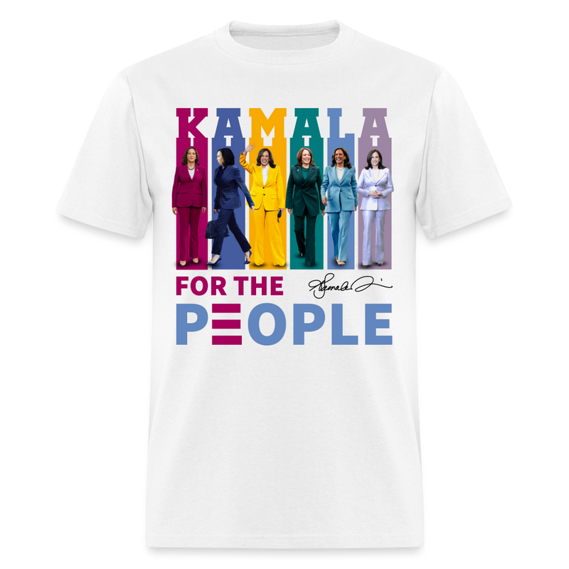 Kamala For The People T Shirt - white