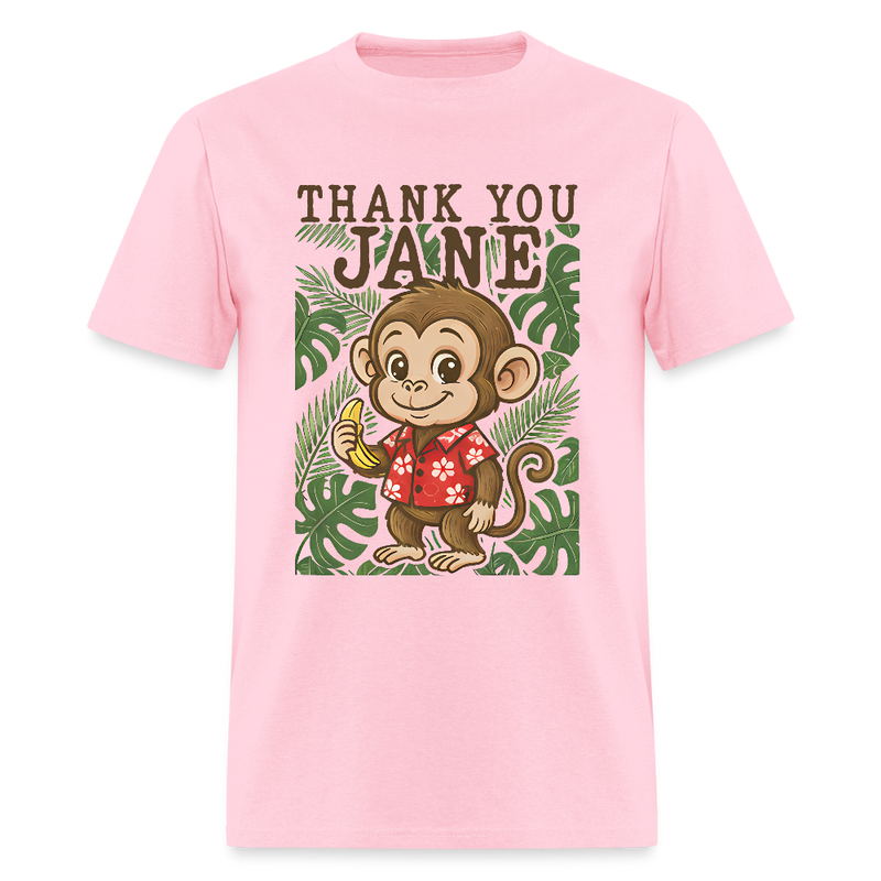 Thank You Jane Goodall T Shirt - 2 - pink