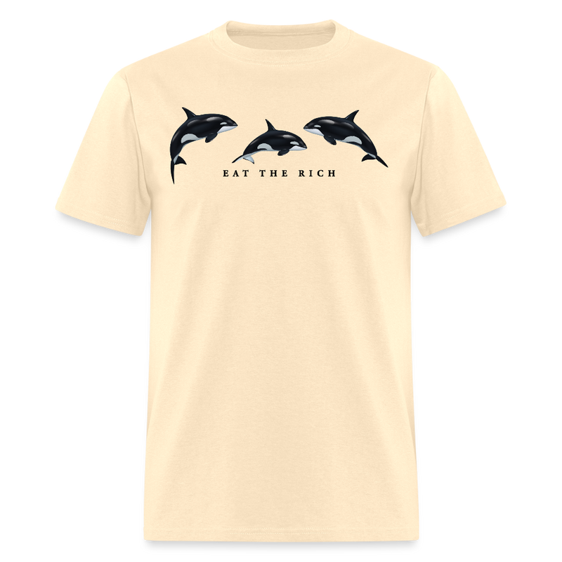 Eat The Rich T Shirt - 2 - natural