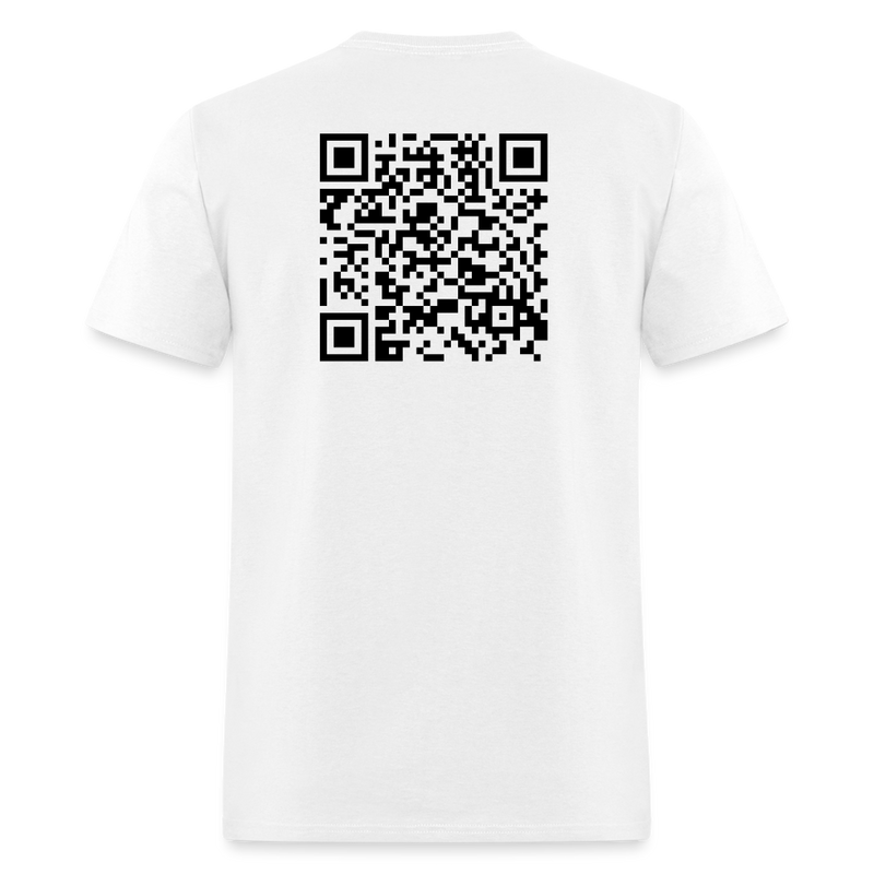 Isaiah 54:17 Verse QR Code T Shirt - white