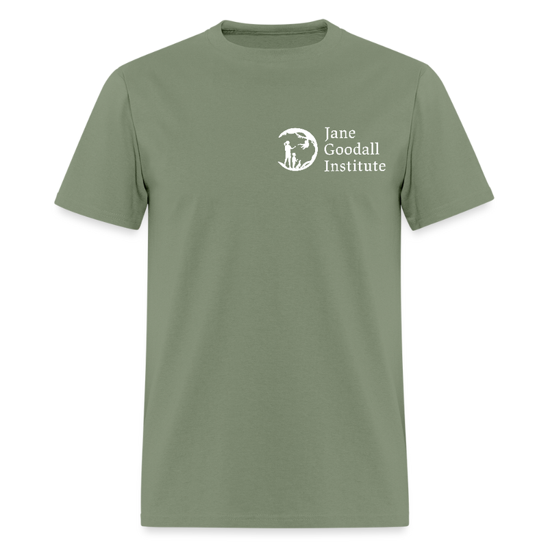 RIP Jane Goodall What You Do Makes A Difference T Shirt - 2 - military green