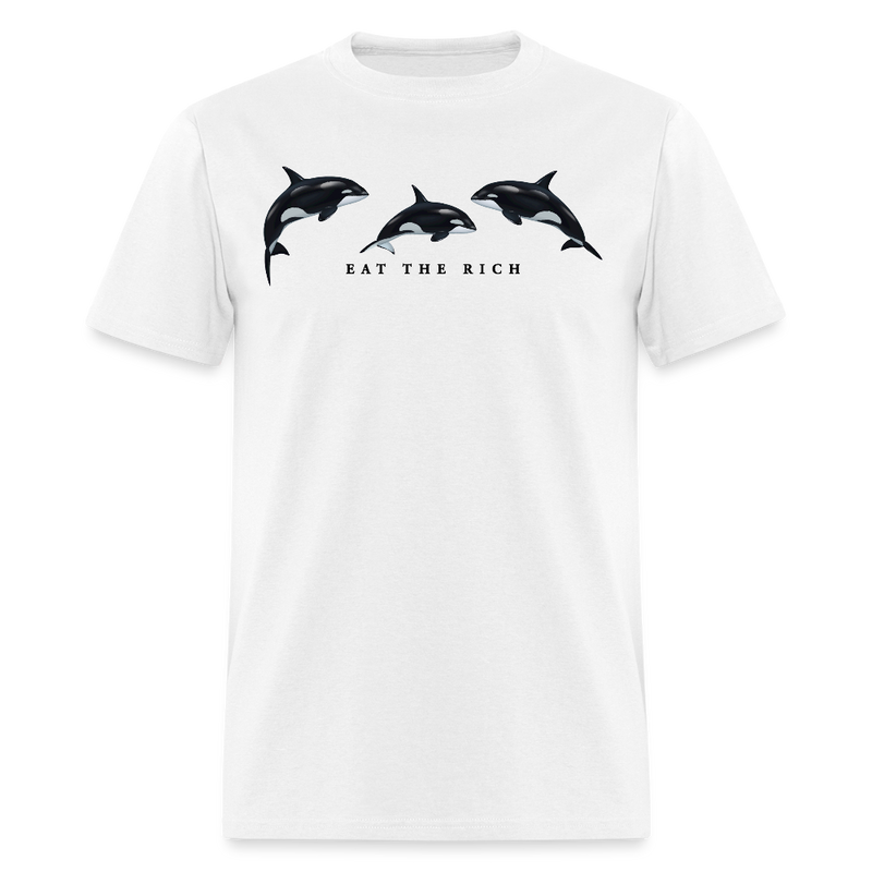 Eat The Rich T Shirt - 2 - white