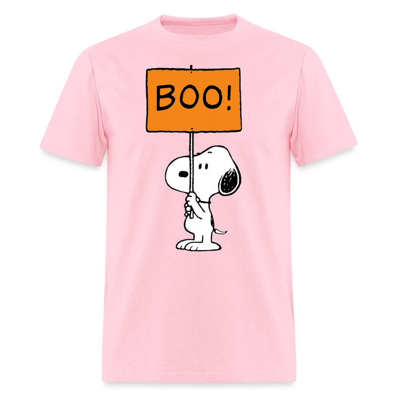 Snoopy Boo Halloween T Shirt - pink