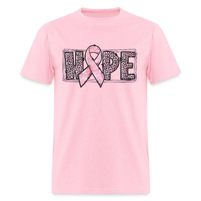 Hope Pink Ribbon Breast Cancer Awareness Month T Shirt - pink