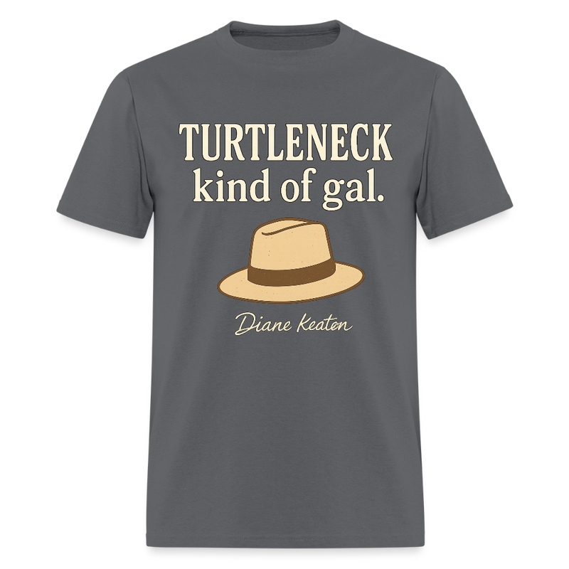 Diane Keaton T Shirt - 18 - charcoal