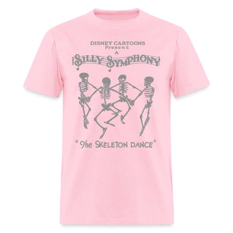 The Skeleton Dance Halloween T Shirt - pink