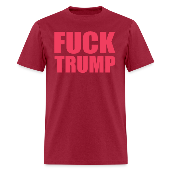 F*ck Trump T Shirt - 2 - dark red