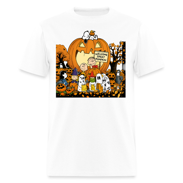 Great Pumpkin Halloween T Shirt - white