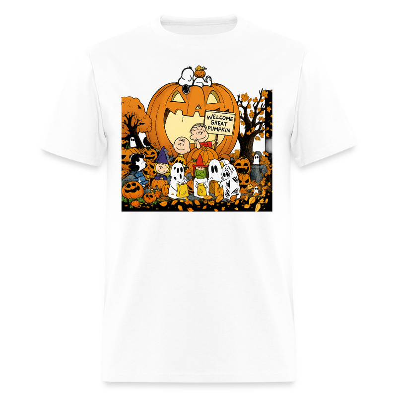 Great Pumpkin Halloween T Shirt - white
