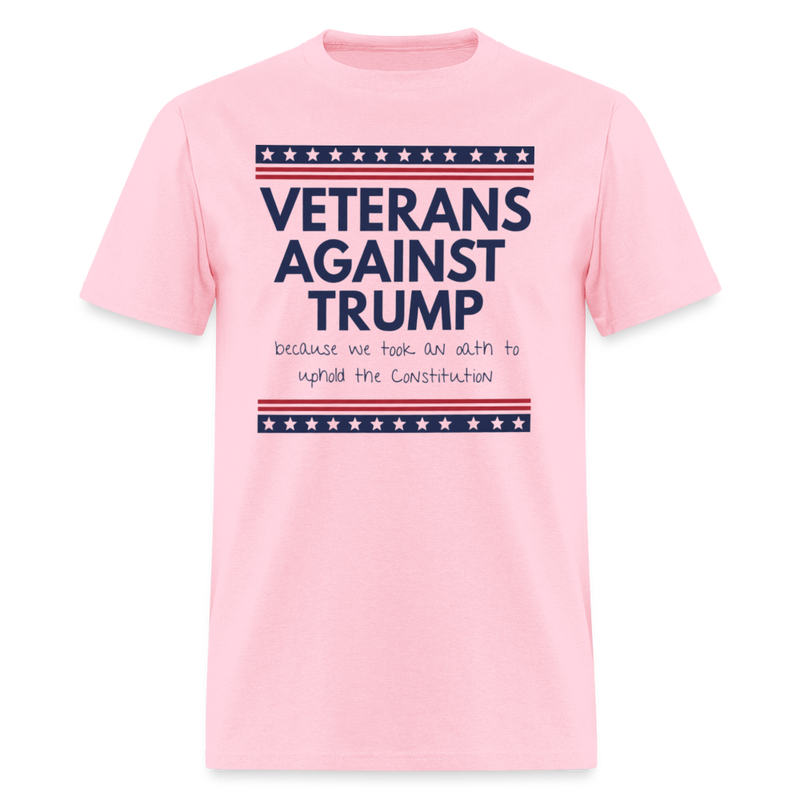 Veterans Againts Trump T Shirt - 9 - pink