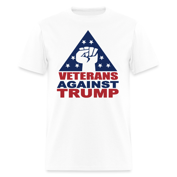 Veterans Againts Trump T Shirt - 10 - white