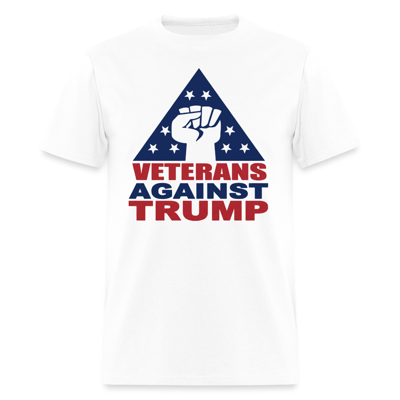 Veterans Againts Trump T Shirt - 10 - white